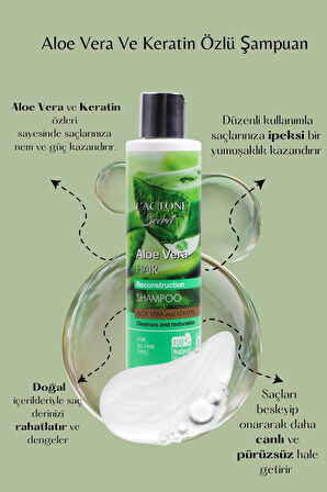 Aloe Vera Ve Keratin Özlü Şampuan 300 ml