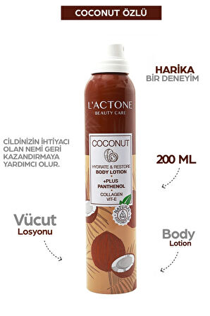 Coconut Panthenol Plus Body Lotion 200 Ml