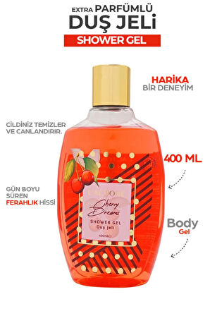 Vişne Parfümlü Duş Jeli Cherry Dreams Shower Gel 400 Ml
