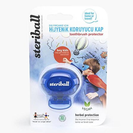 Steriball Hijyenik Diş Fırçası Koruma Kabı Erkek