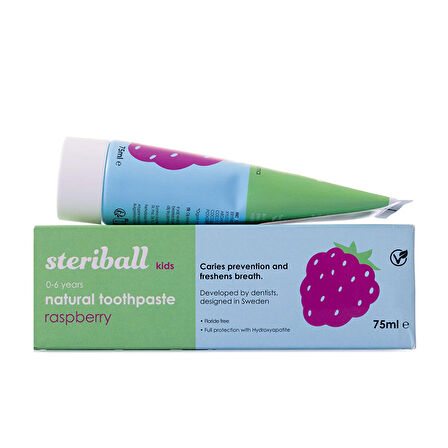 Steriball Doğal Diş Macunu 0-6 Yaş - Ahududu