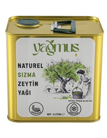 Yağmuş Erken Hasat Soğuk Sıkım Naturel Sızma Zeytinyağı (2L)