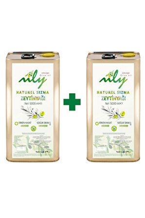Nily Soğuk Sıkım Sızma Zeytinyağı (5L+5L)