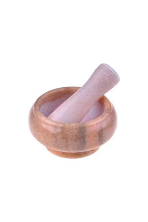 Bambum Mortero Mermer Havan Sarı T1134