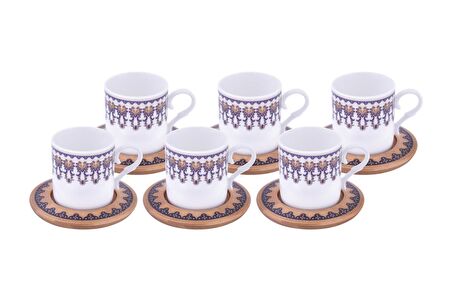 Bambum Menengiç 6 Kişilik Fincan Takımı