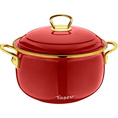 TAŞEV SULTAN 20CM TENCERE KIRMIZI T4440