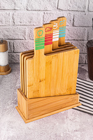 Tapenade Plus - 4'lü Kesme Tahtası