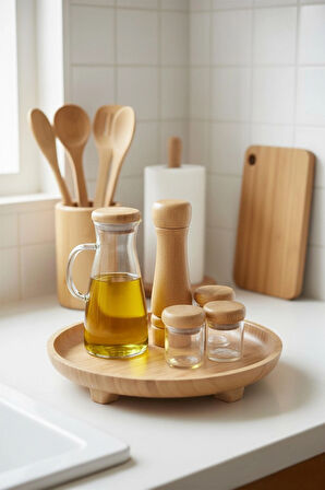 Ayaklı Sunum Tepsisi Büyük