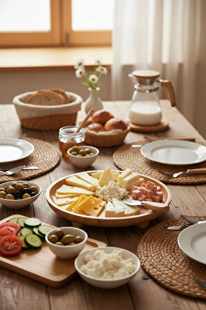 Ayaklı Sunum Tepsisi Büyük