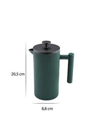 Taşev Bambum Taşev Linden Döküm French Press 800 ml Yeşil