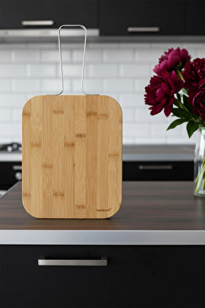 Zoe - Çelik Saplı Kesme Tahtası Küçük