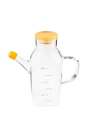 Bambum Petto - Bambu Kapaklı Yağdanlık 600ml