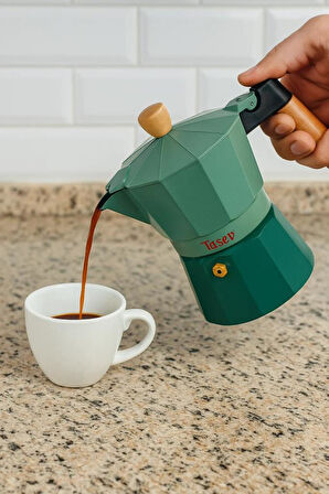 Bambum Garen - Moka Pot 3 Fincan Su Yeşili