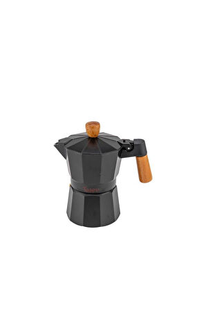 Bambum Garen - Moka Pot 3 Fincan Siyah