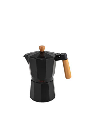 Bambum Garen - Moka Pot 6 Fincan Siyah