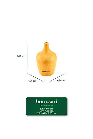 Bambum Braga - Bambu Vazo 7,8*4,9cm