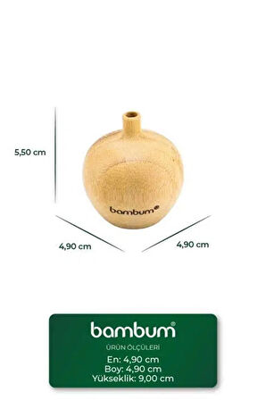 Bambum Forli - Bambu Vazo 5,5*4,9cm