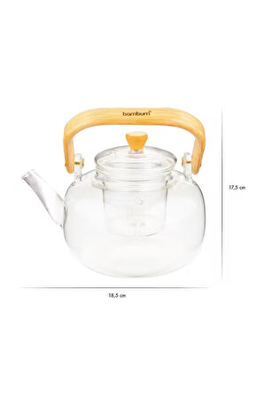 Bambum Ragnar - Cam Demlik 1000ml