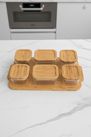 Bambum Enzo - 13 Parça Cam Kahvaltılık