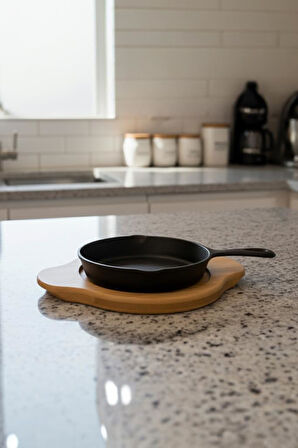 Bambum Pade - Yuvarlak Sahan 12 cm Bambu Altlık