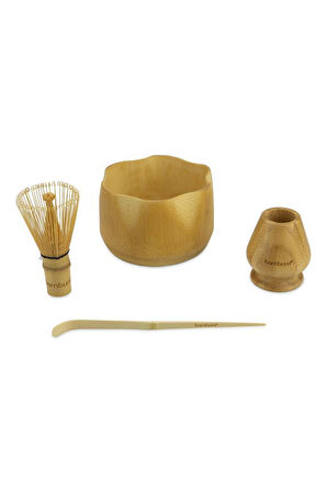 Bambum Cashi - 4 Parça Matcha Çayı Seti