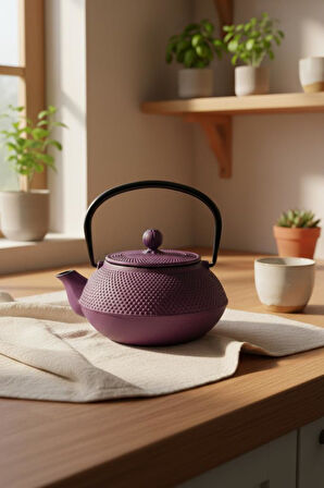 Bambum Linden - Sümbül Döküm Demlik 750 Ml Mor