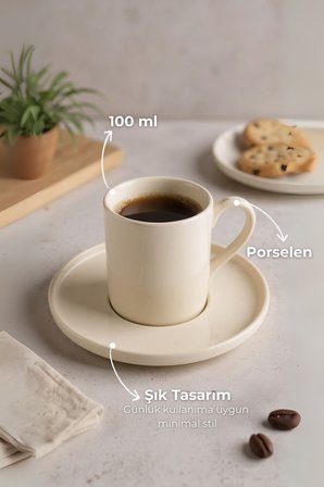 Dante 6 Kişilik Fincan Takımı
