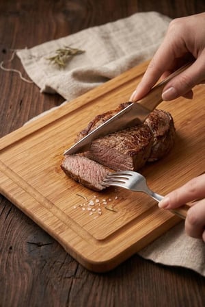 Bambum Gea - Steak Bıçağı Büyük