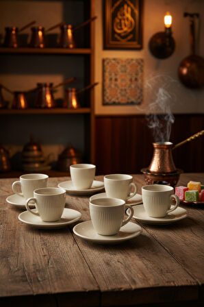 Bernardo Supra - 6 Kişilik Fincan Takımı