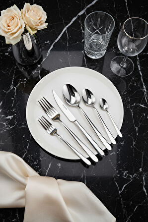 Bernardo Glare 36 Parça 6 Kişilik Çatal Kaşık Bıçak Takımı