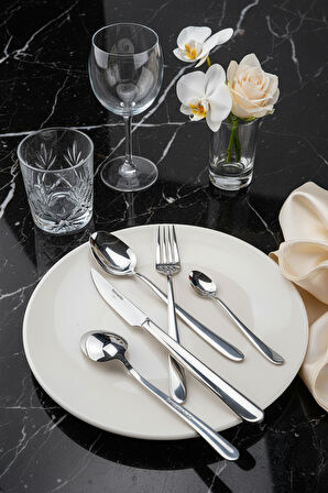 Bernardo Glare 36 Parça 6 Kişilik Çatal Kaşık Bıçak Takımı