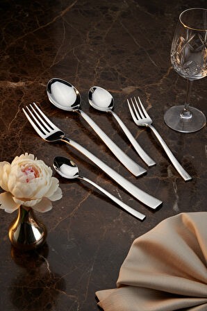 Bernardo Alya 36 Parça 6 Kişilik Çatal Kaşık Bıçak Takımı