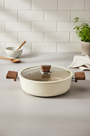 Bernardo Mayasa 7 Parça Seramik Tencere Seti Fil Dişi