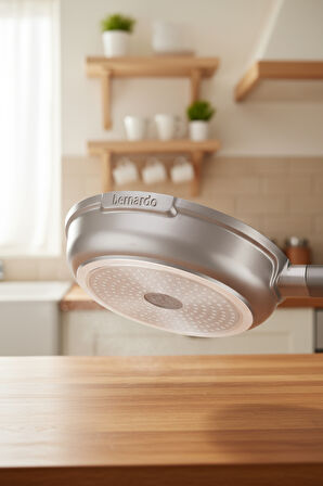 Bernardo Chef Seramik Döküm 3 Parça Tava Seti Gri