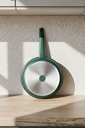 Bernardo Chef Seramik Döküm 3 Parça Tava Seti Yeşil