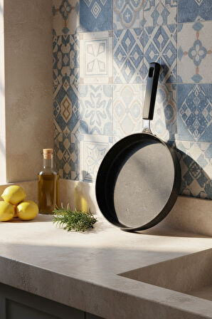 Bernardo Wave 32cm Granit Balık Tavası