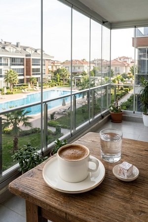 Bernardo Modern 6 Kişilik Porselen Fincan Takımı Altın