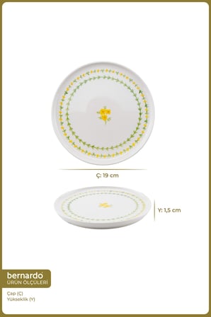 Bernardo Mimoza 6 Parça Pasta Takımı