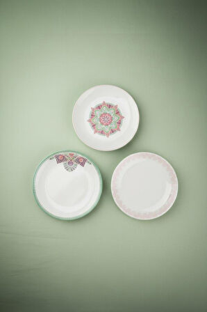 Bambum Moderna - 14 Parça Kahvaltı Takımı Pink