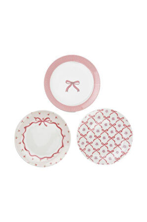 Bambum Moderna - 14 Parça Kahvaltı Takımı Ribbon