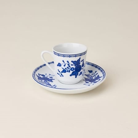 Bambum Moderna Azure 4 Parça 2 Kişilik Porselen Fincan Takımı - Renkli - 80 ml