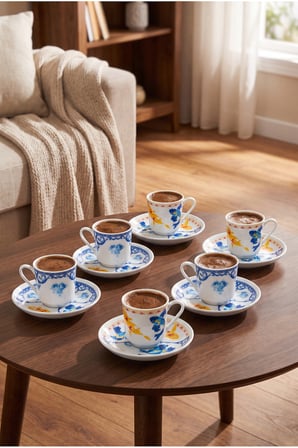 Moderna 6 Kişilik Fincan Takımı Dolce