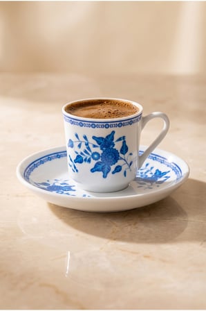 Moderna 6 Kişilik Fincan Takımı Azure