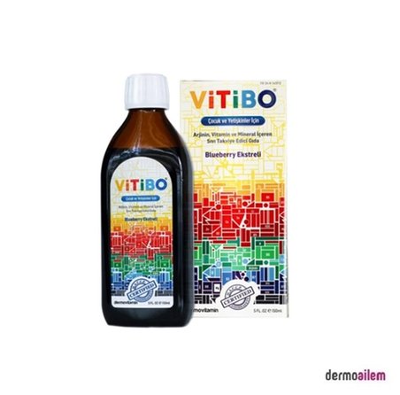 Dermovitamin Vitibo Vitamin ve Mineral Şurup 150 ml