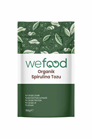 Wefood Organik Spirulina Tozu 100 gr