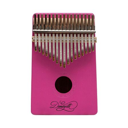 Kalimba Full Set - Hediye Paketi- Stant-Parmak Koruyucu  Pembe