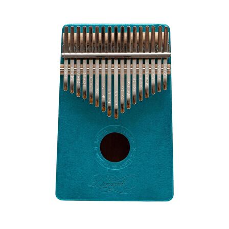 Kalimba Full Set - Hediye Paketi- Stant-Parmak Koruyucu Turkuaz