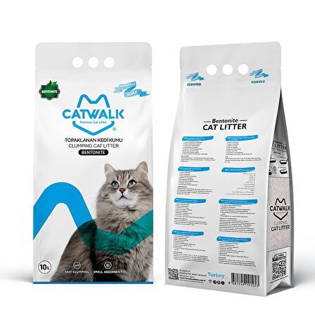 Catwalk Marsilya Sabunlu Topaklanan Kedi Kumu 10 Lt