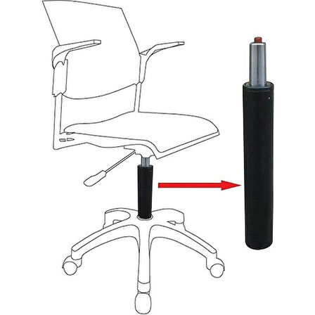 Ofis Koltuğu Amortisörü Büro Koltuğu Amortisörü Oyuncu Koltuğu Amortisörü