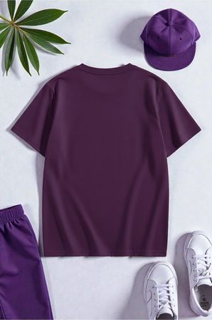Unisex Butterfly Baskılı T-shirt